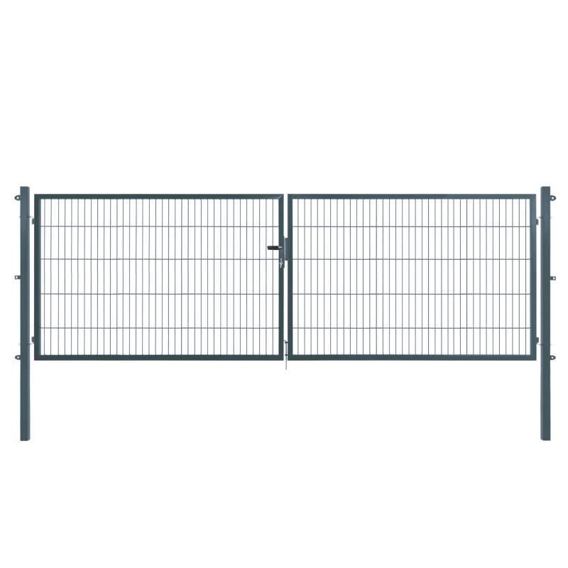 Arvotec Doppeltor 'Essential' anthrazit 400 x 100 cm, mit Zaunanschluss Arvotec Doppeltor 'Essential' anthrazit 400 x 100 cm, mit Zaunanschluss von Arvotec