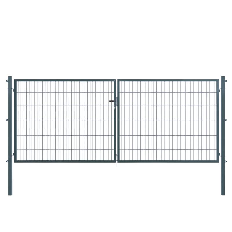 Arvotec Doppeltor 'Essential' anthrazit 400 x 120 cm, mit Zaunanschluss Arvotec Doppeltor 'Essential' anthrazit 400 x 120 cm, mit Zaunanschluss von Arvotec