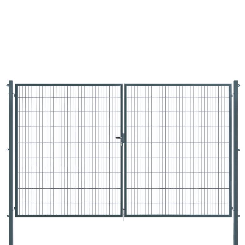 Arvotec Doppeltor 'Essential' anthrazit 400 x 180 cm, mit Zaunanschluss Arvotec Doppeltor 'Essential' anthrazit 400 x 180 cm, mit Zaunanschluss von Arvotec