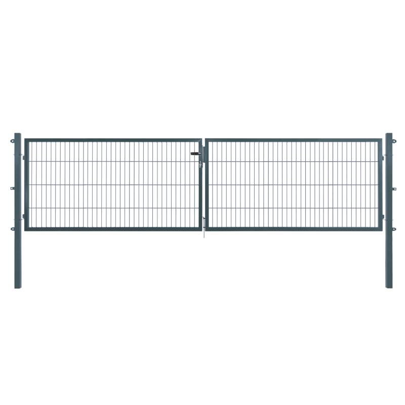 Arvotec Doppeltor 'Essential' anthrazit 400 x 80 cm, mit Zaunanschluss Arvotec Doppeltor 'Essential' anthrazit 400 x 80 cm, mit Zaunanschluss von Arvotec