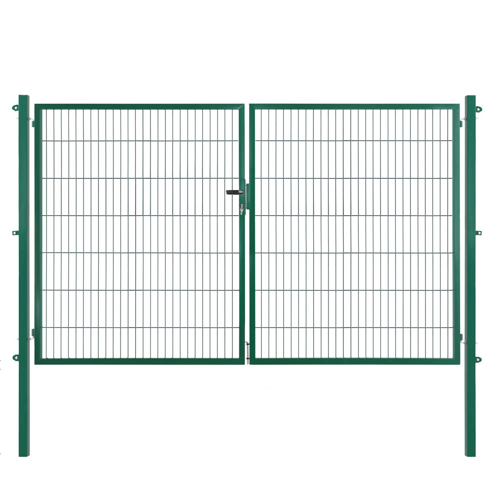 Arvotec Doppeltor 'Essential' moosgrün 300 x 140 cm, mit Zaunanschluss von Arvotec