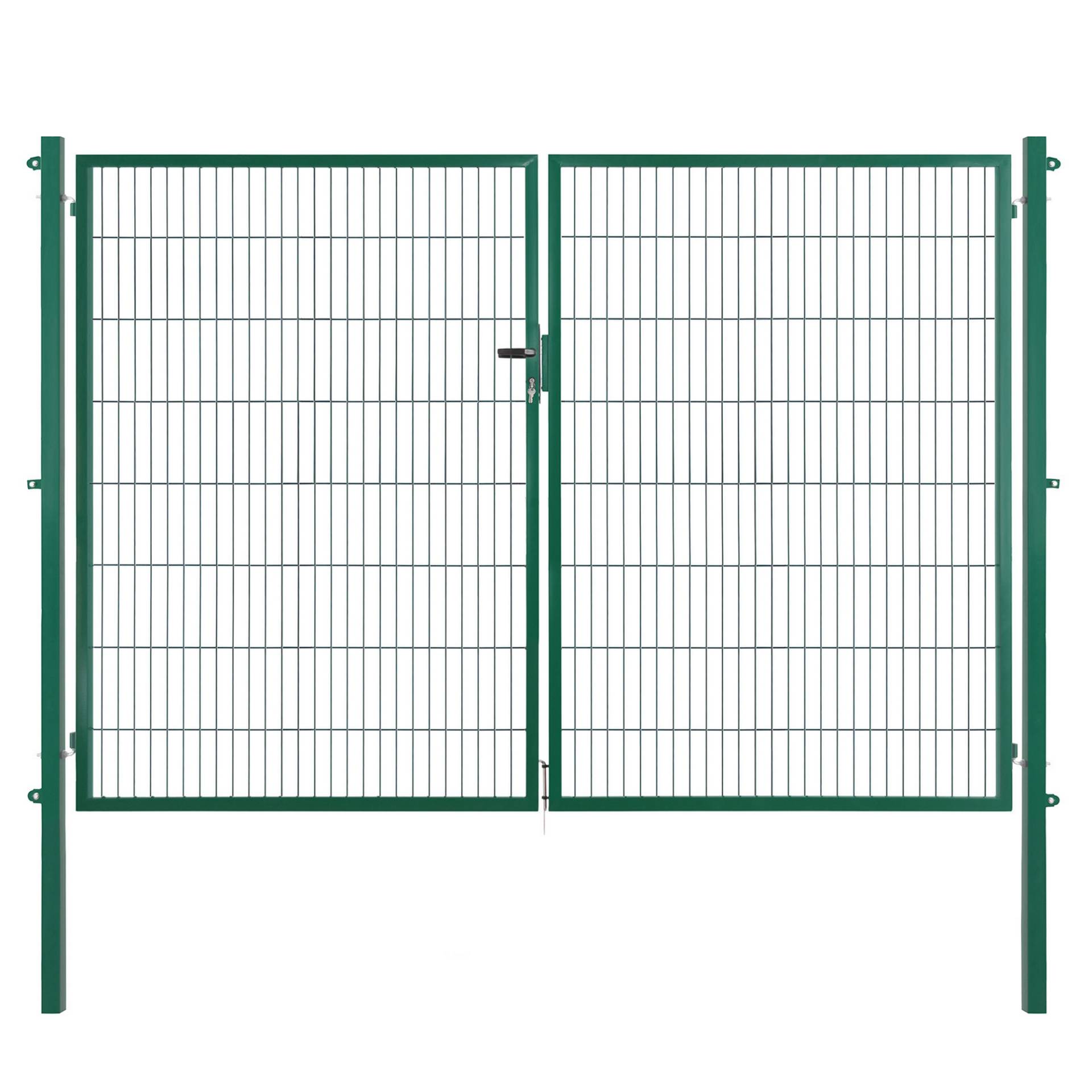 Arvotec Doppeltor 'Essential' moosgrün 300 x 160 cm, mit Zaunanschluss von Arvotec