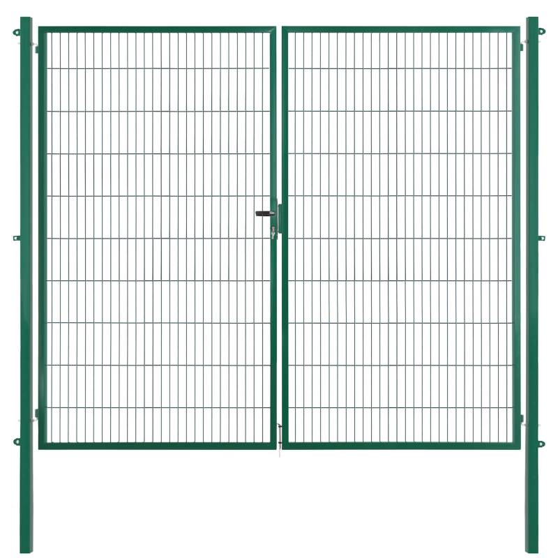 Arvotec Doppeltor 'Essential' moosgrün 300 x 200 cm, mit Zaunanschluss Arvotec Doppeltor 'Essential' moosgrün 300 x 200 cm, mit Zaunanschluss von Arvotec