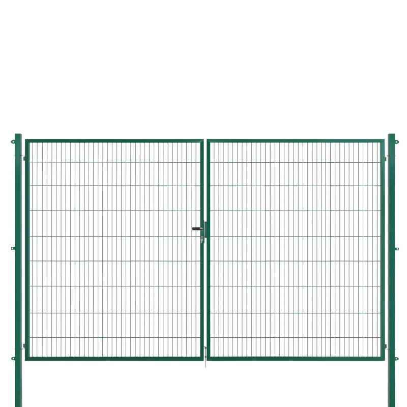 Arvotec Doppeltor 'Essential' moosgrün 400 x 180 cm, mit Zaunanschluss Arvotec Doppeltor 'Essential' moosgrün 400 x 180 cm, mit Zaunanschluss von Arvotec