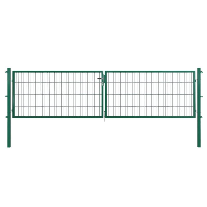 Arvotec Doppeltor 'Essential' moosgrün 400 x 80 cm, mit Zaunanschluss Arvotec Doppeltor 'Essential' moosgrün 400 x 80 cm, mit Zaunanschluss von Arvotec