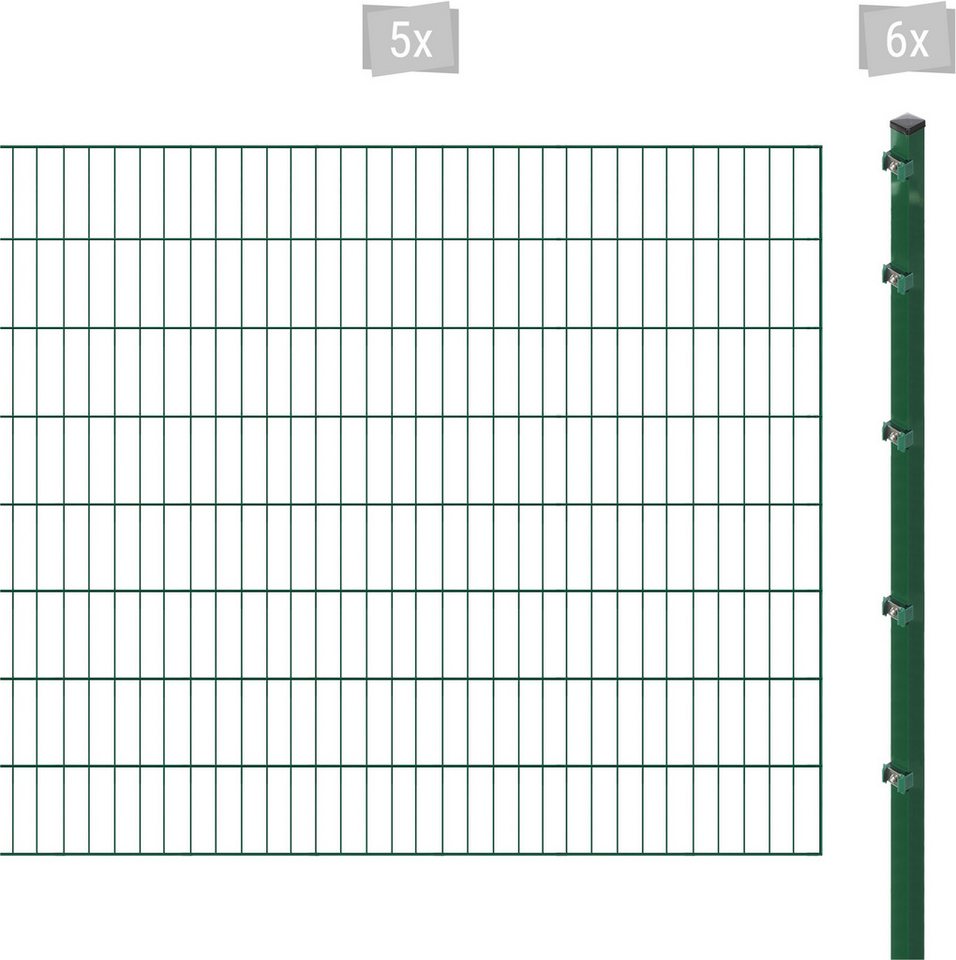 Arvotec Einstabmattenzaun ESSENTIAL 160 zum Aufschrauben, (Set), Zaunhöhe 160 cm, Zaunlänge 2 - 60 m von Arvotec