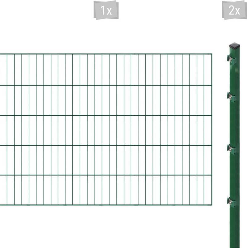 Arvotec Einstabmattenzaun ESSENTIAL 100 zum Aufschrauben, (Set, 3-St), Zaunhöhe 100 cm, Zaunlänge 2 - 60 m von Arvotec