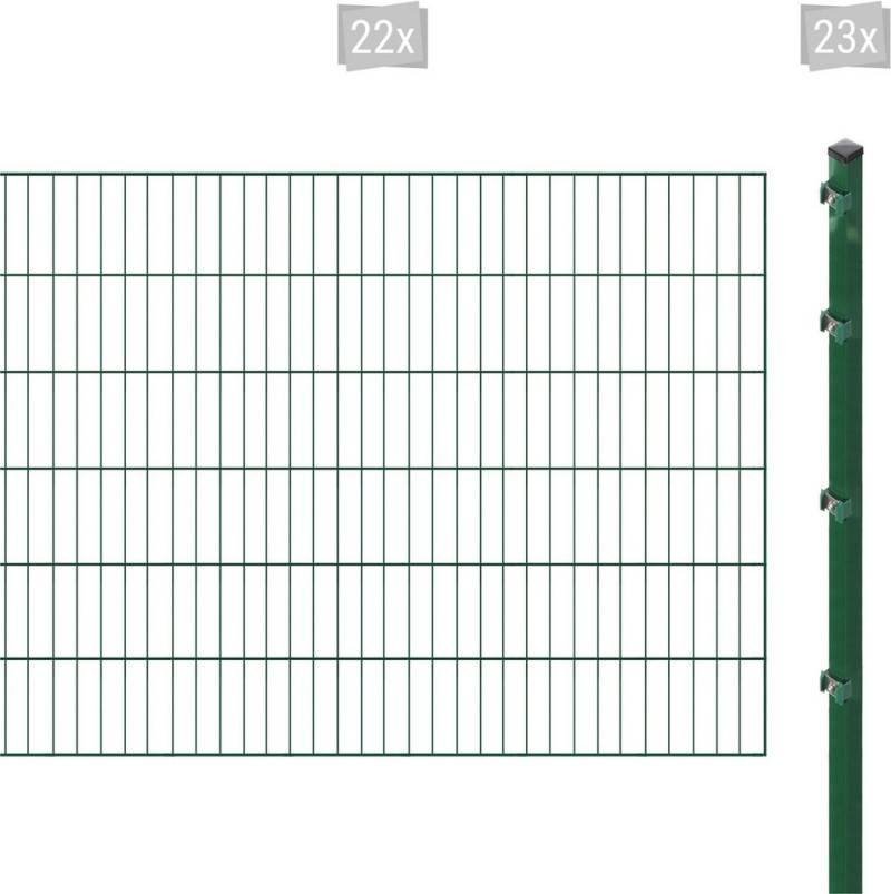 Arvotec Einstabmattenzaun ESSENTIAL 120 zum Aufschrauben, (Set, 45-St), Zaunhöhe 120 cm, Zaunlänge 2 - 60 m von Arvotec