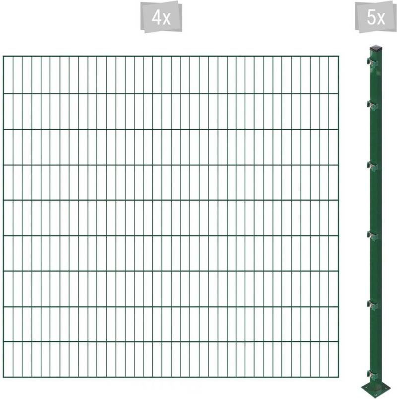 Arvotec Einstabmattenzaun ESSENTIAL 180 zum Einbetonieren, (Set, 9-St), Zaunhöhe 180 cm, Zaunlänge 2 - 60 m von Arvotec