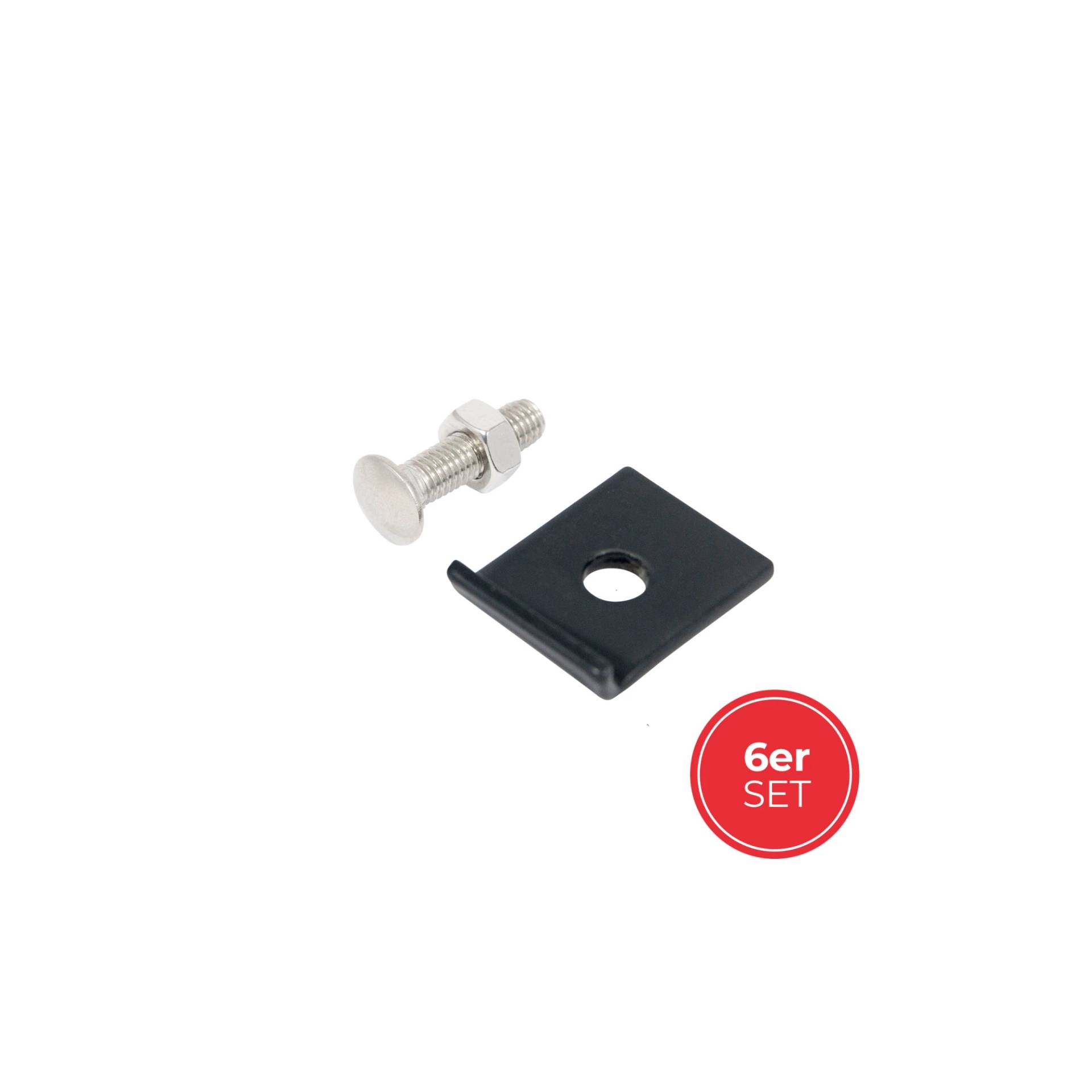 Arvotec Montage-Set für Zaunbefestigung 6-teilig anthrazit von Arvotec