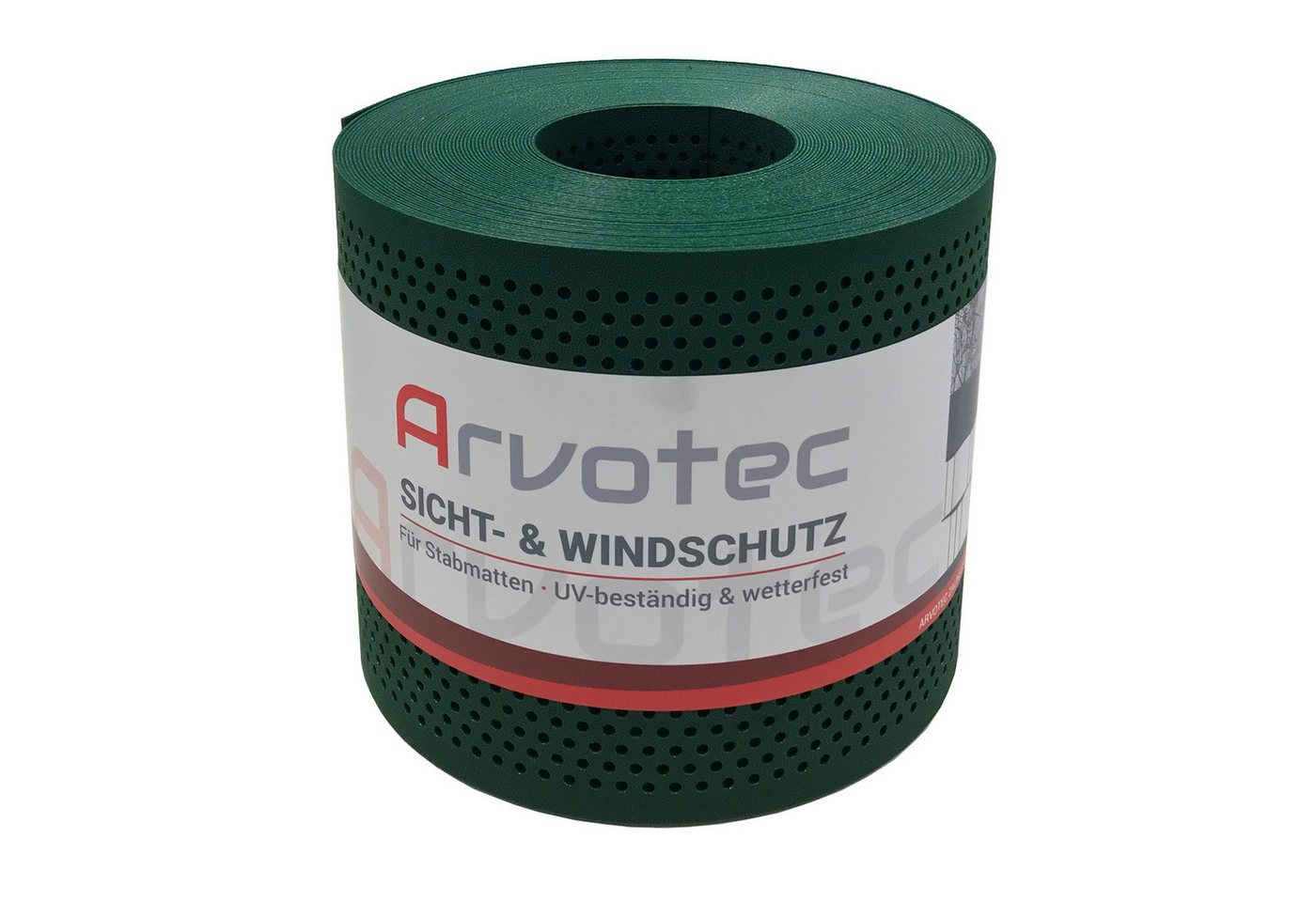 Arvotec Sichtschutzstreifen EXCLUSIVE Sichtschutzrolle 25m "Gelocht", keine Klemmschienen nötig Arvotec Sichtschutzstreifen EXCLUSIVE Sichtschutzrolle 25m "Gelocht", keine Klemmschienen nötig von Arvotec