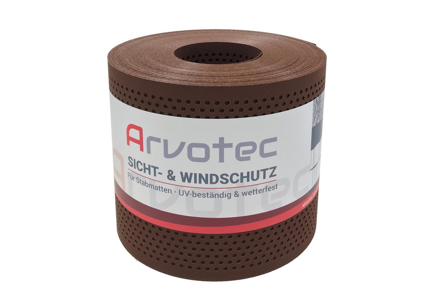 Arvotec Sichtschutzstreifen EXCLUSIVE Sichtschutzrolle 25m "Gelocht", keine Klemmschienen nötig Arvotec Sichtschutzstreifen EXCLUSIVE Sichtschutzrolle 25m "Gelocht", keine Klemmschienen nötig von Arvotec