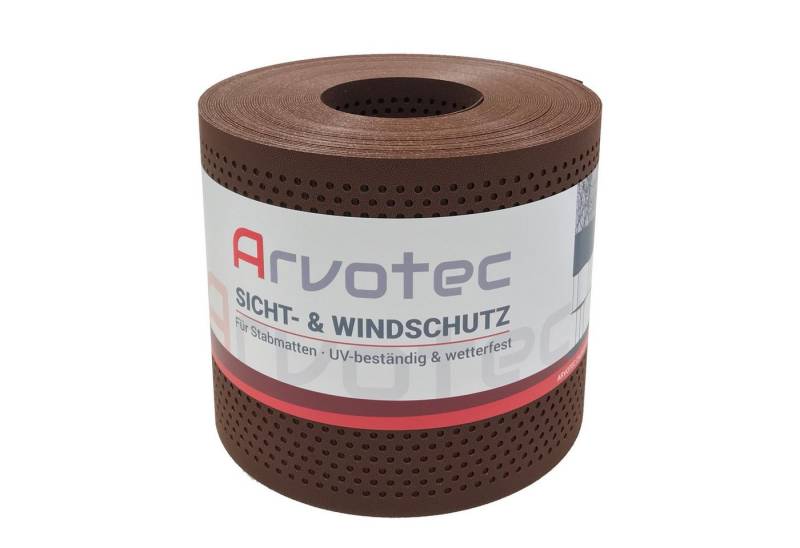 Arvotec Sichtschutzstreifen EXCLUSIVE Sichtschutzrolle 25m "Gelocht", keine Klemmschienen nötig Arvotec Sichtschutzstreifen EXCLUSIVE Sichtschutzrolle 25m "Gelocht", keine Klemmschienen nötig von Arvotec
