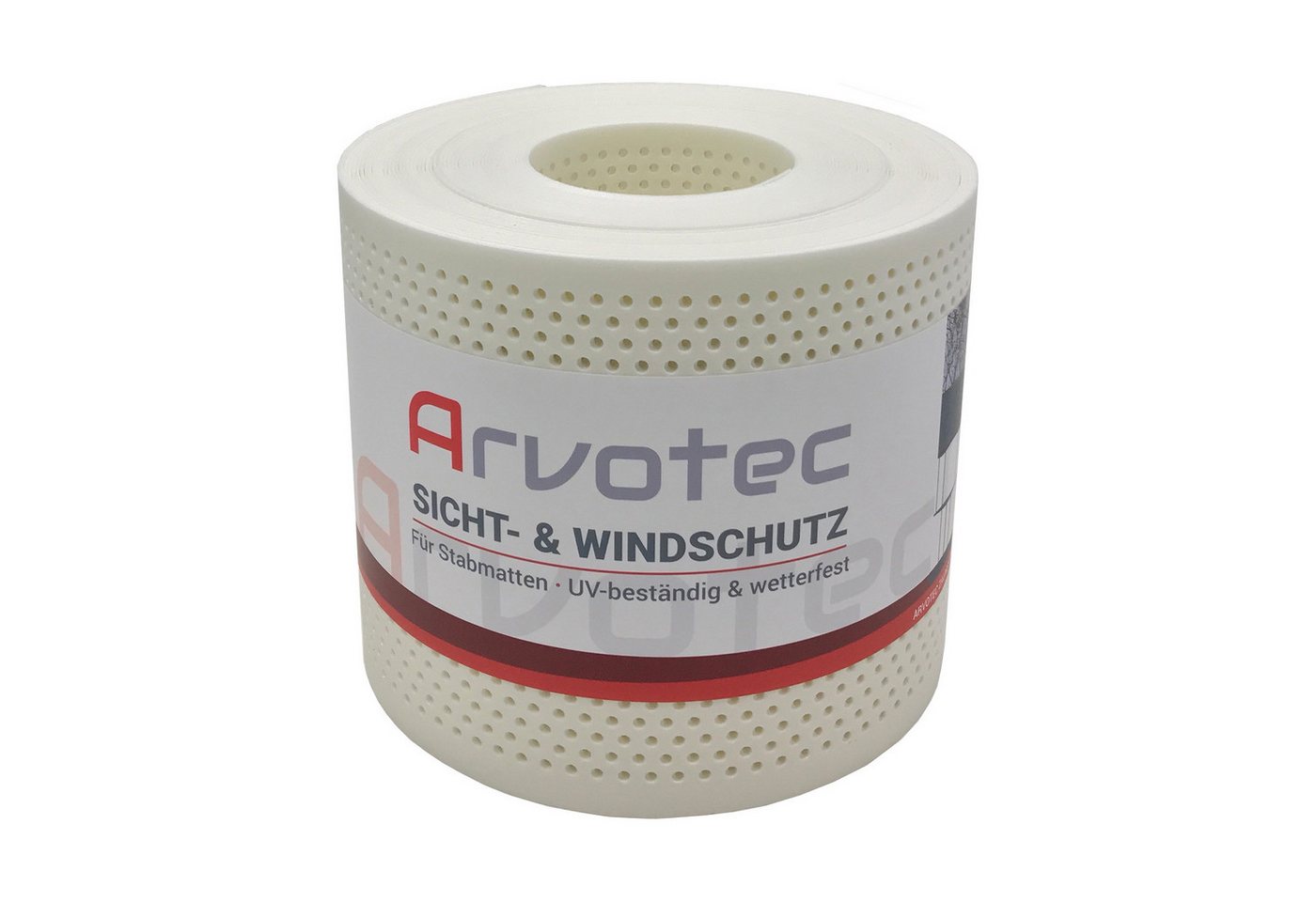 Arvotec Sichtschutzstreifen Sichtschutzrolle 25 m "gelocht" verschiedene Farben, keine Klemmschienen nötig Arvotec Sichtschutzstreifen Sichtschutzrolle 25 m "gelocht" verschiedene Farben, keine Klemmschienen nötig von Arvotec