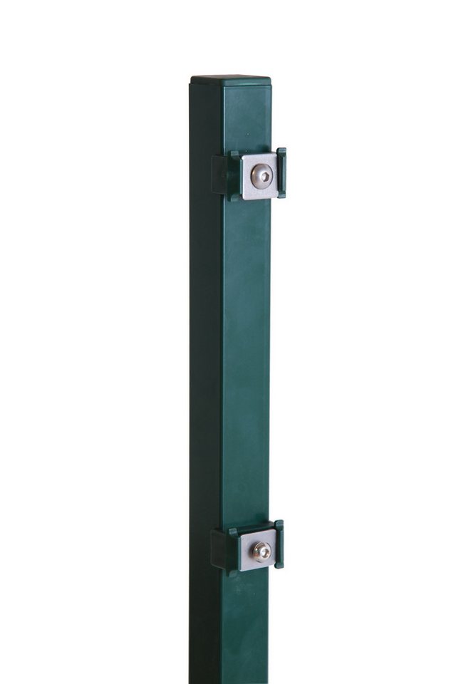Arvotec Zaunpfosten 4x Pfosten zum Einbetonieren 6x4x200 cm für Mattenhöhe 140/143 cm Grün, (Pfosten, 0-St), zum Einbetonieren von Arvotec