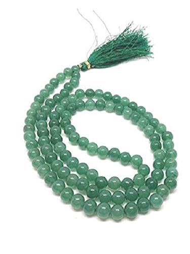 Grüner Achat Hakik Edelstein Perlen 6 mm 108 Perlen Jap Mala Unisex Herren und Damen für Reiki Heilung; Vastu; Feng Shui Modeschmuck-B085XYH9MRNAMZ von Arwacraft