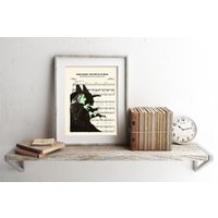 Der Zauberer Von Oz Wicked Witch Of The West Ding Dock Musiknoten Hexe Kunstdruck von ArwenPrints