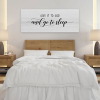Give It To God Christliche Leinwand Wand Kunst Druck von ArwenPrints