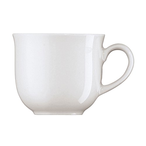 Arzberg Form 1382 Espressotasse, Obertasse, Espresso Tasse, Mokkatasse, Ristrettotasse, White, Porzellan, 100 ml, 41382-800001-14722 von Arzberg