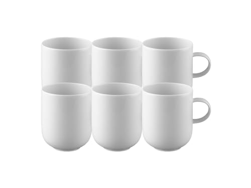 Schokobecher Kaffeebecher 0,35ltr. SUOMI WEISS Rosenthal**6 (6 Stück) von Arzberg