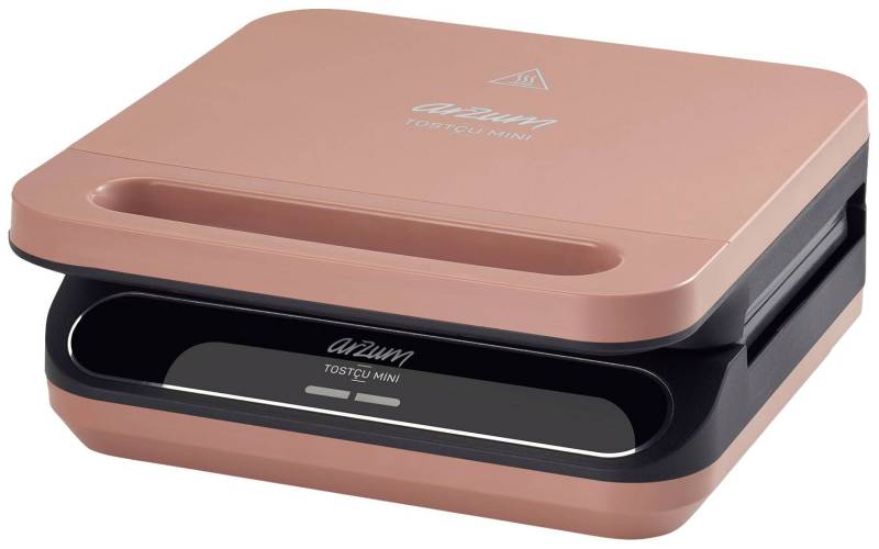 Arzum Sandwichmaker Toaster Antihaftbeschichtung Hellrot 750 W Defektware D-Ware von Arzum