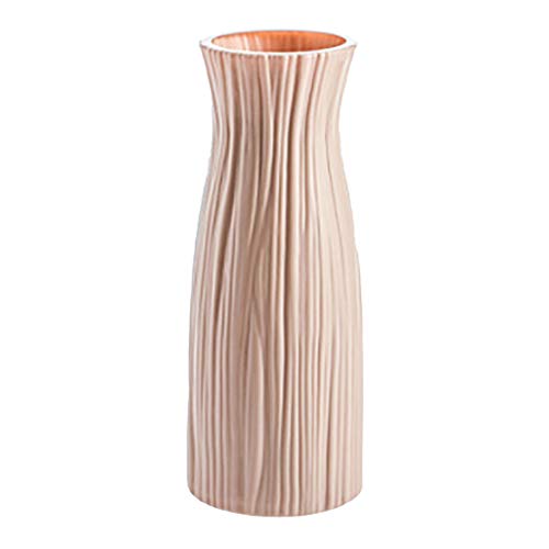 Asalinao 1pc Kunststoff bruchsicher Blumenblume Topf Vase Arbeitszimmer Home Hochzeitsdekoration, kreative Anti-Drop-Vase, Vase Dekoration (Rosa) von Asalin