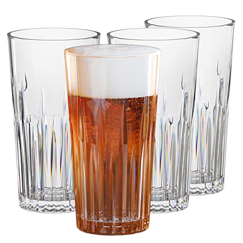 Asashizen Plastikgläser 400 ml stapelbares 4er-Set, Acryl-Wassergläser, perfekt für Kinder, die Saft, Wasser, Camping, tragbare Becher, Picknick, Grillparty, Cocktailgläser, Bierbecher trinken Asashizen Plastikgläser 400 ml stapelbares 4er-Set, Acryl-Wassergläser, perfekt für Kinder, die Saft, Wasser, Camping, tragbare Becher, Picknick, Grillparty, Cocktailgläser, Bierbecher trinken von Asashizen