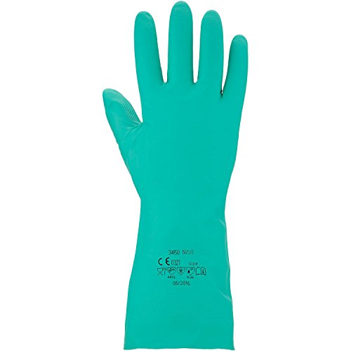ASATEX Chemikalienschutz-Handschuh - Nitril 3450, grün, Gr. 11 (12 Paar) von ASATEX