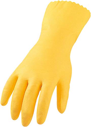 ASATEX Haushalts-Handschuh, Latex HS, gelb, Gr. 8 (12 Paar) von ASATEX
