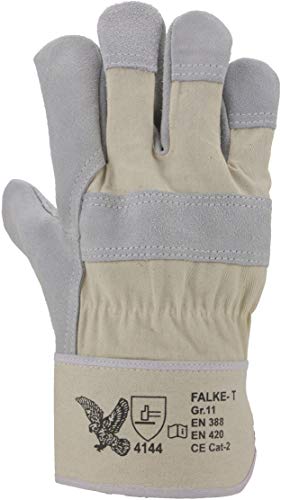 ASATEX Rindspaltleder-Handschuh FALKE-T, naturfarben, Gr. 11 (12 Paar) von ASATEX