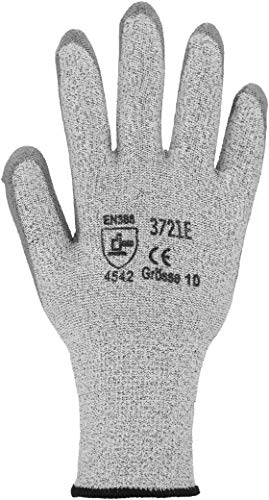 ASATEX Schnittschutz-Handschuh 3721E, grau, Gr. 9 (10 Paar) von ASATEX