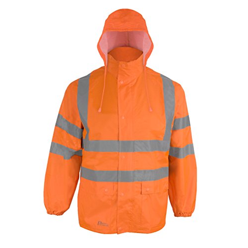 Prevent Warnschutz-Regenjacke RJO, leuchtorange, Gr. M von ASATEX