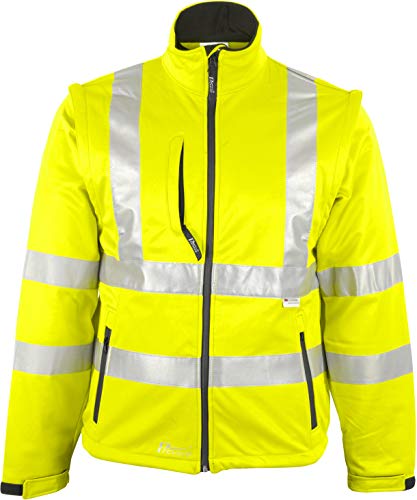 Prevent Warnschutz-Softshell-Jacken 8060G, leuchtgelb, Gr. 2XL von ASATEX