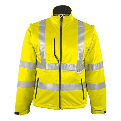 Prevent Warnschutz-Softshell-Jacken 8060G, leuchtgelb, Gr. M von ASATEX