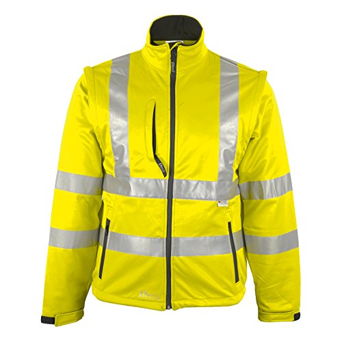 Prevent Warnschutz-Softshell-Jacken 8060G, leuchtgelb, Gr. S von ASATEX