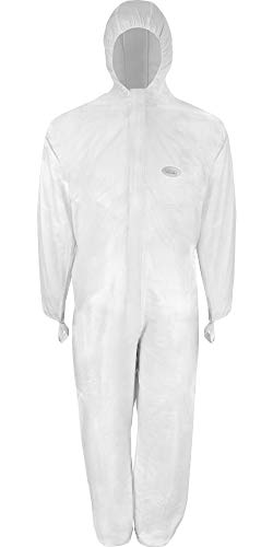 Schutzoverall weiß CoverStar® CS 500 KAT 3Typ5, Kleidergröße : L, Farbe : weiß von Asatex