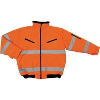 Warnschutz-Pilotenjacke Gr.L orange PREVENT von Asatex