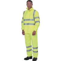 Warnschutz-Regenjacke Gr.L gelb PREVENT von Asatex