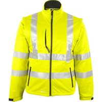 Warnschutz-Softshelljacke Gr.M gelb PREVENT Warnschutz-Softshelljacke Gr.M gelb PREVENT von Asatex