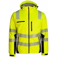Winter-Warnschutzsoftshelljacke Gr.XXXL gelb-schwarz ASATEX von Asatex
