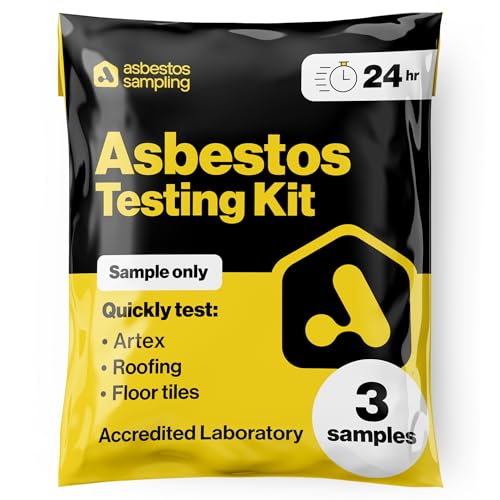 Asbest-Probe-Set (3 Proben), inkl. 24 Stunden Labortestgebühr, Anleitung (evtl. nicht in deutscher Sprache) von Asbestos-Sampling.com