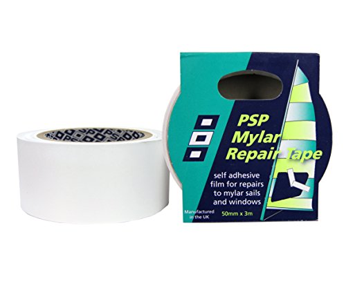 Ascan Mylar-Reparaturband PSP in Standardversion 50cm x 3m - selbstklebendes Klebeband für Süß- und Salzwassersegel Reparatur, transparent Ascan Mylar-Reparaturband PSP in Standardversion 50cm x 3m - selbstklebendes Klebeband für Süß- und Salzwassersegel Reparatur, transparent von Ascan