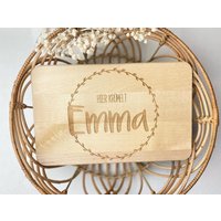 Frühstücksbrettchen Kinder, Baby Geschenk, Patenkind Geschenk, Brettchen Personalisiert, Geburtstagsgeschenk, Holzbrett Mit Gravur, Taufe Frühstücksbrettchen Kinder, Baby Geschenk, Patenkind Geschenk, Brettchen Personalisiert, Geburtstagsgeschenk, Holzbrett Mit Gravur, Taufe von Ascenzione