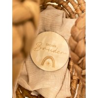 Hallo Welt | Geburtsschild, Geschenk Zur Geburt Personalisiert, Baby Geschenk, Holzschild Baby, Großer Bruder, Große Schwester von Ascenzione