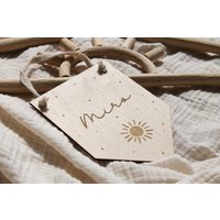 Kinderzimmertürschild Sonne, Personalisiertes Namensschild Aus Holz, Boho Geschenk Mädchen Schulkind 2024, Kitakind 2024, Baby von Ascenzione