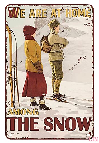 Snowboard-Blechschild Skifahren Paar Retro We are At Home Metallschilder Vintage Raumdekor Ästhetische Wandkunst Blechschild Geschenk für Garage Badezimmer Wohnzimmer Männerhöhle Bar 20,3 x 30,5 cm Snowboard-Blechschild Skifahren Paar Retro We are At Home Metallschilder Vintage Raumdekor Ästhetische Wandkunst Blechschild Geschenk für Garage Badezimmer Wohnzimmer Männerhöhle Bar 20,3 x 30,5 cm von Ascigo