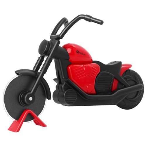 Asdirne Pizzaschneider Motorrad Pizzaschneider Rad mit Antihaft-Edelstahl Super Scharfe Klingen Neuheit Geschenk Schwarz/Rot Asdirne Pizzaschneider Motorrad Pizzaschneider Rad mit Antihaft-Edelstahl Super Scharfe Klingen Neuheit Geschenk Schwarz/Rot von Asdirne