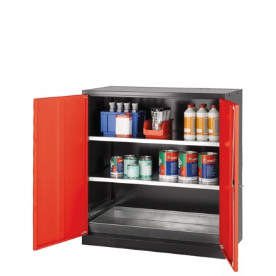 Chemikalienschrank rot 1105 x 1055 x 520mm Chemikalienschrank rot 1105 x 1055 x 520mm von Asecos