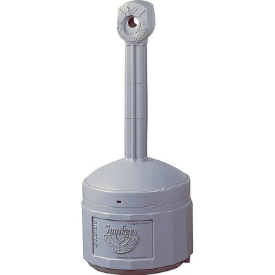 Standascher PE Justrite 15 L, Ø419xH978mm, grau von Asecos
