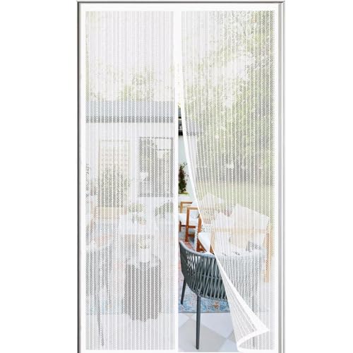 Fliegengitter balkontür Ohne Bohren 100x200 cm,Fliegengitter Tür Magnet,Insektenschutz balkontür,Full Frame,Stärkere Magneten,Geeignet für Balkontüren, Fenstertüren, Terrassentüren,Weiß Fliegengitter balkontür Ohne Bohren 100x200 cm,Fliegengitter Tür Magnet,Insektenschutz balkontür,Full Frame,Stärkere Magneten,Geeignet für Balkontüren, Fenstertüren, Terrassentüren,Weiß von Aselbia